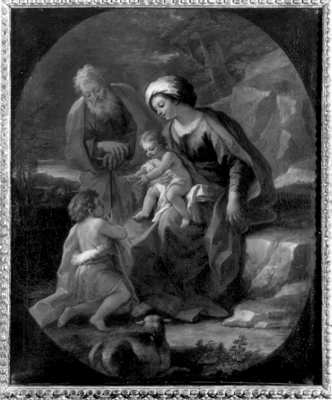 Sacra Famiglia con San Giovanni Battista bambino - Cassino